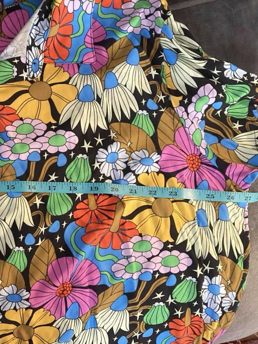Nooworks Joyce shirt in cosmic floral sz 4x 4xl - Picture 8 of 8